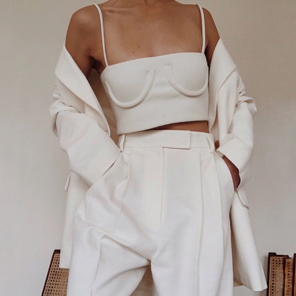 NEW | Trendy Spaghetti Strap Crop Top M